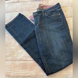 Women’s Paige Skyline Dark Jeans, Size 30